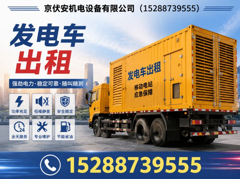 玉溪发电车租赁展示图